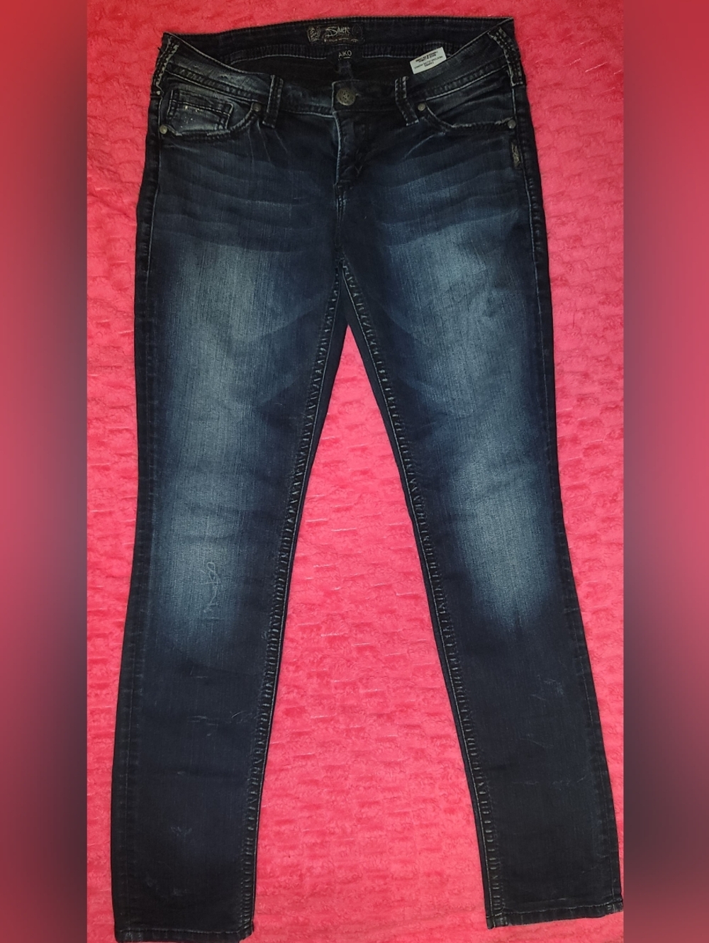 Silvers Aiko Dark Indigo Skinny Jeans